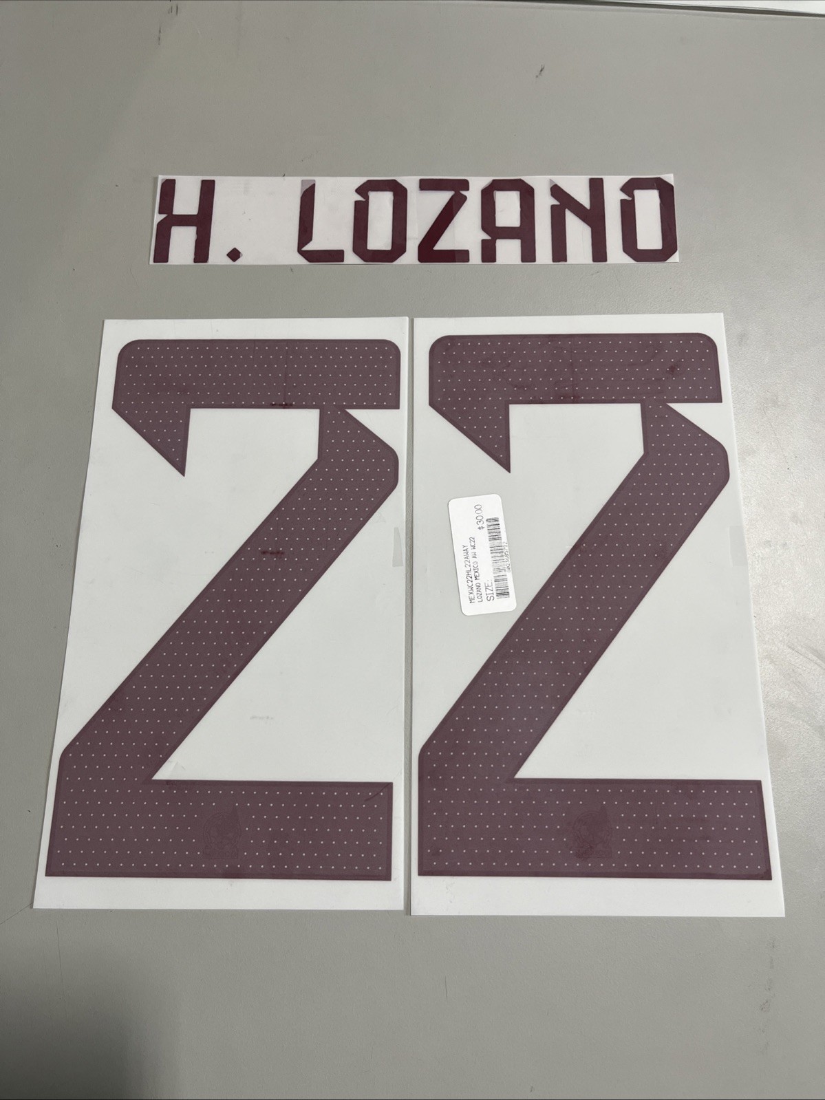Héctor Lozano # 22 World Cup 2022 Official Name And Number for México Away