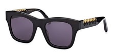 Stella McCartney Sunglasses SC0011S 001 Black  Gold Shades Grey Lenses 49-21-140