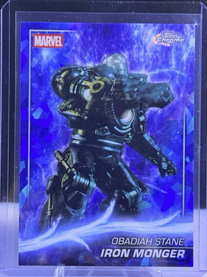 2025 Topps Chrome Marvel Studios Sapphire Iron Monger #3 Phase One