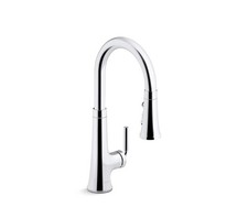 Kohler High Arc Pull-Down Kitchen Faucet Chrome w/ Hose Open Box