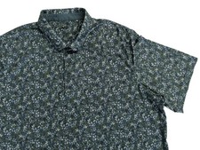 Puma Golf MATTR Polo Shirt Mens Sz XXL Leafy Leaves Pattern