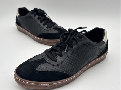 MEN'S JOHNSTON & MURPHY MCGUFFEY T-TOE | BLACK FULL GRAIN / SUEDE  Mens 9.5
