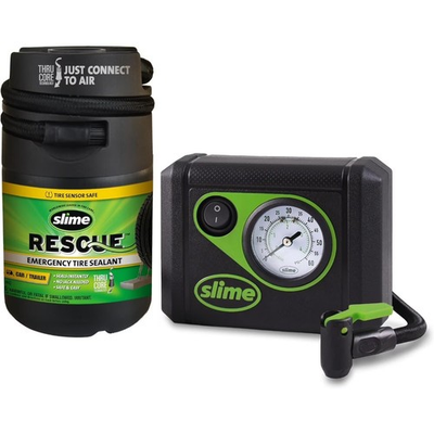 #ad Flat Tire Repair Kit for Cars and Bikes Puncture Fixing Tool with Air Compressor $28.65