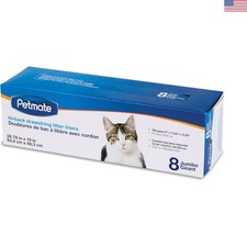 8-Pack Hi-Back Litter Box Liners with Drawstring - Easy Disposal  Clean-up