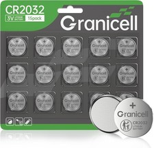 CR2032 Lithium Coin Button Battery for Apple Airtag 2032 Batteries, 15 Pack