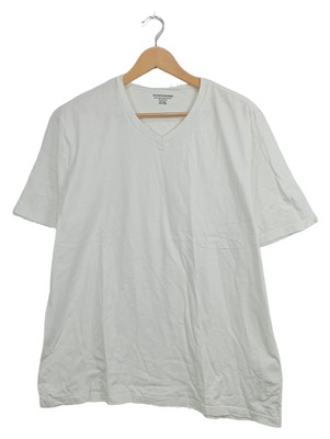 AMAZON ESSENTIALS Herren T-Shirt V-Ausschnitt Weiß Gr. XL Basic