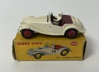 Vintage Dinky Toys 108 MG Midget Sports White In Original Box