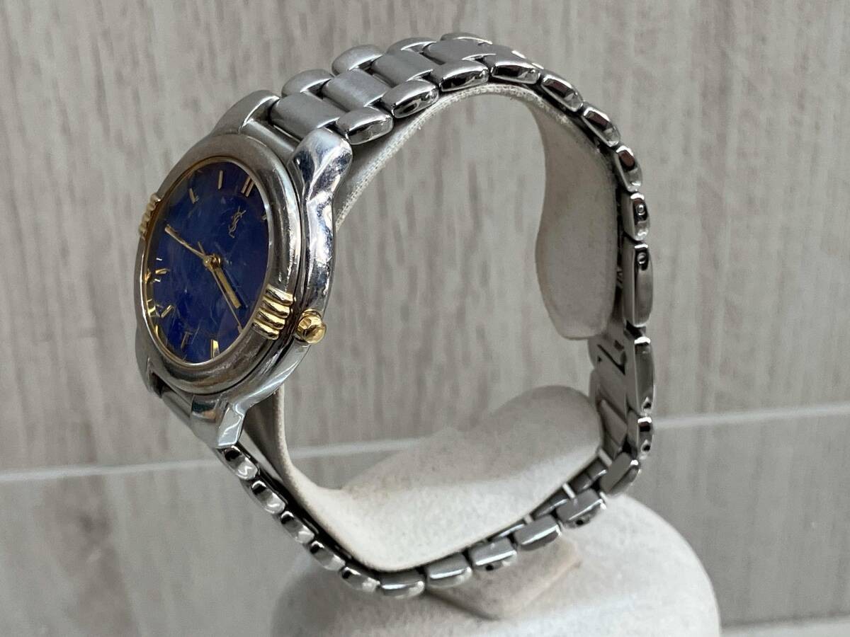 Orologio analogico al quarzo Yves Saint Laurent YSL 6031 G11246 cassa blu misura 3 cm