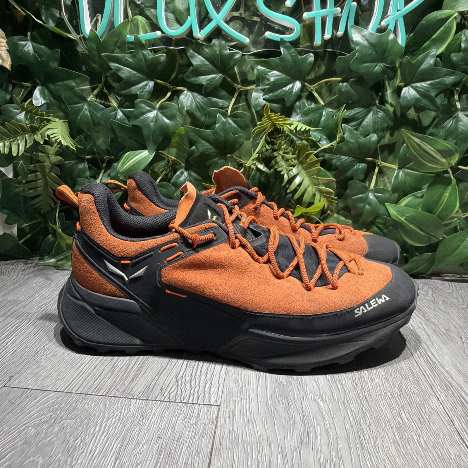 Salewa Dropline Men’s Suede Hiking Trail Shoe - Men's 11 Orange