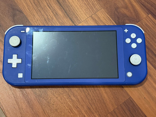 Nintendo Switch Lite Blue No Power Missing Screws - FOR PARTS/REPAIR