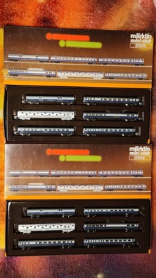 Märklin Spur Z Personenzug Baltimore And Ohio F7 A-B Unit 10 Personen 2 Gepäckwa