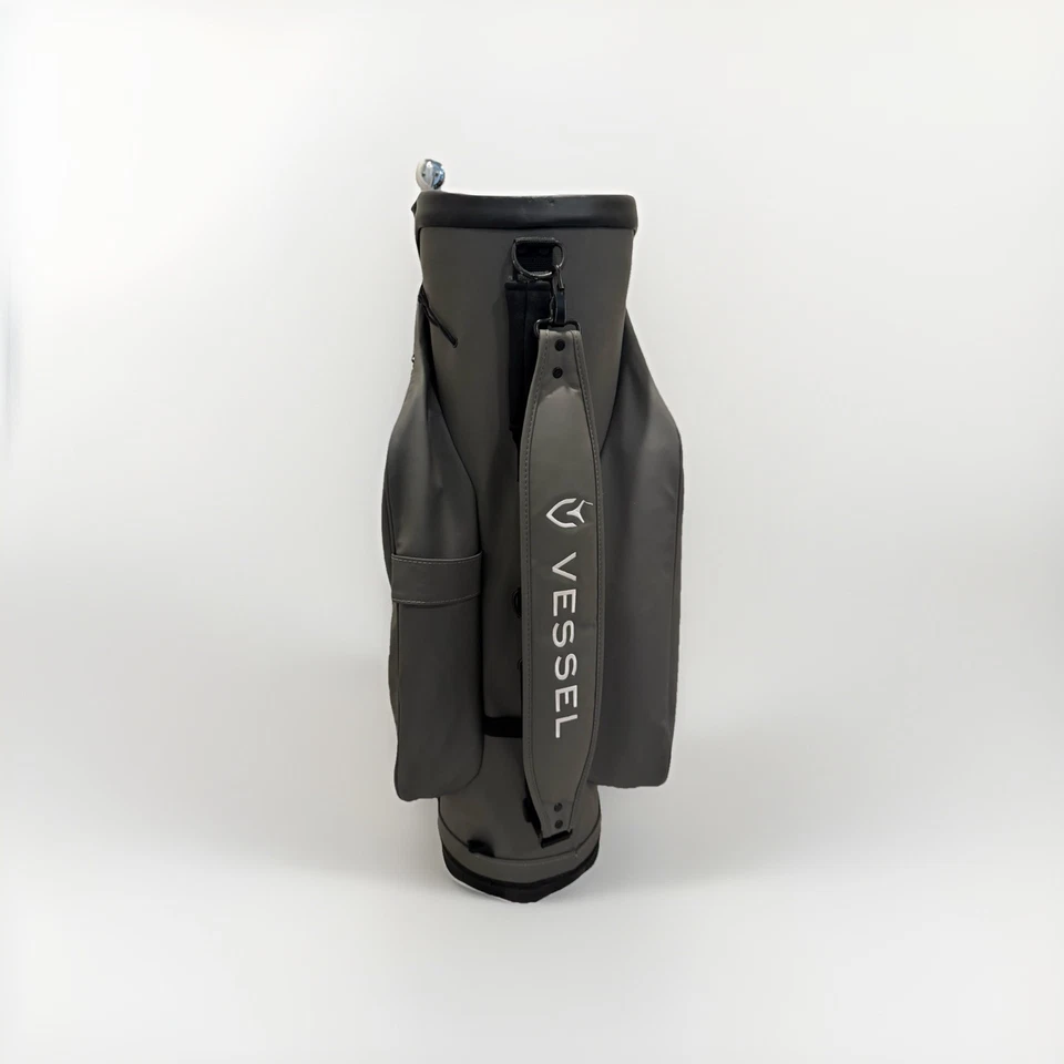 Vessel Lux cart I Golf Bag 7-Way Divide Single Strap Grey Color Used - Image 2 of 4