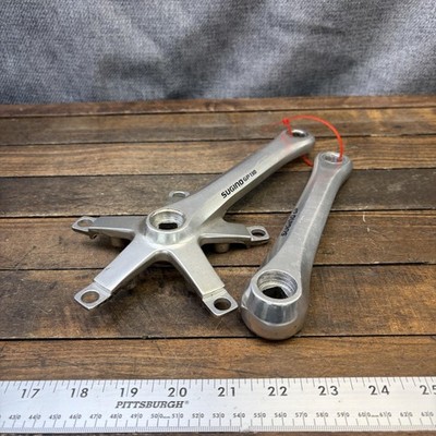 Vintage Sugino GP130 Crankset 165mm 130 BCD Square Taper Crank