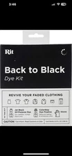 Rit Back to Black Dye Kit, 5.88 X 5 X 2.38 New