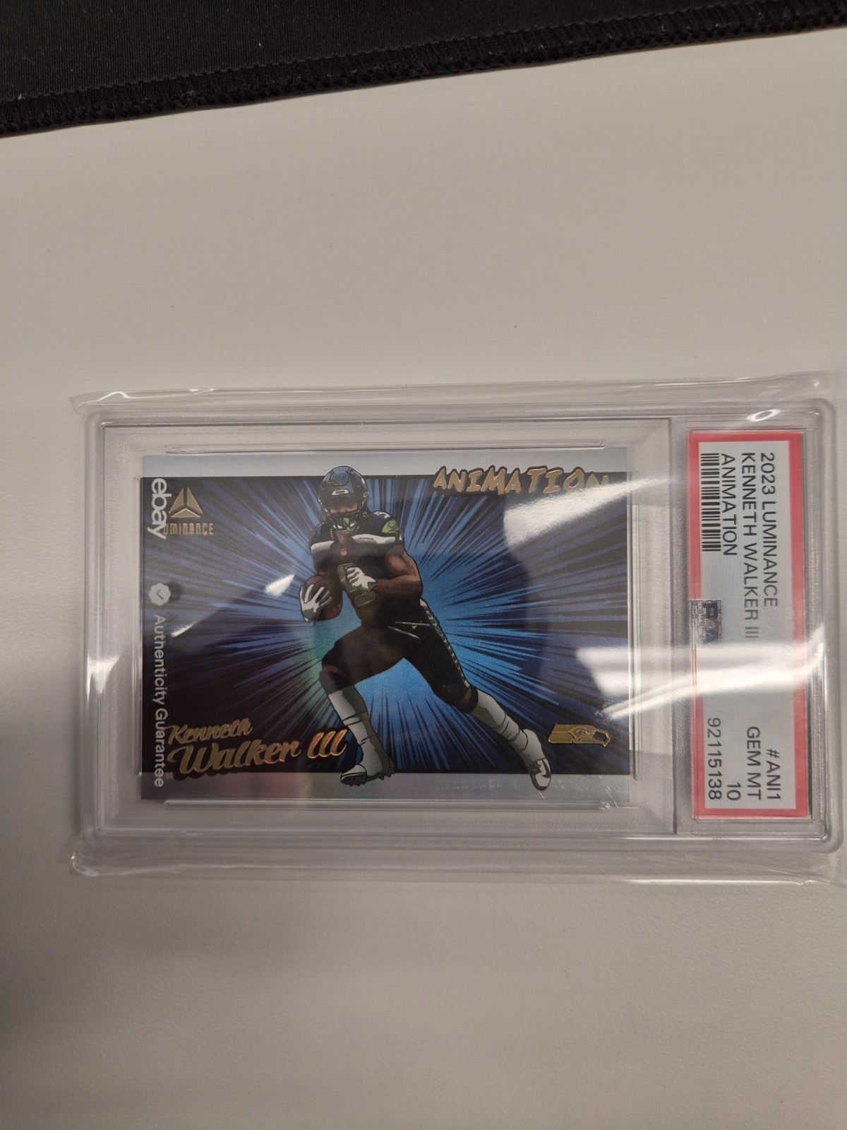 2023 Panini Luminance - Animation #ANI-1 Kenneth Walker III