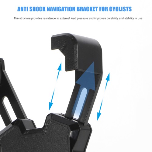 Soporte para teléfono Soporte para bicicleta Manillar Teléfono celular Soporte para motocicleta móvil - Imagen 9 de 12