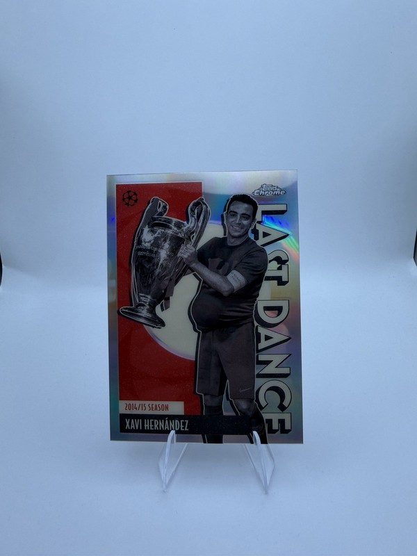 2025-26 Topps Chrome UEFA LAST DANCE REFRACTOR LD-2 Xavi Hernández, FC Barcelona