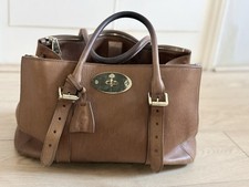 Mulberry Bayswater Double Zip Tote Bag In Oak Tan Leather - Large Size