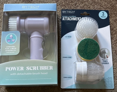 Power Scrubber Bytech with additional 3 piece attachment set great for Mother s