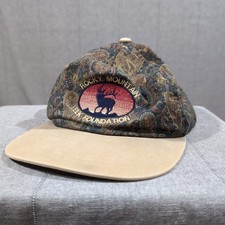 Vintage Rocky Mountain Elk Foundation Multicolor Hat