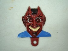 Vintage Style Devil Head License Plate Topper Demon Topper Devil For Antique Car