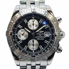 BREITLING Chronomat Evolution A13356 Black Men's Used Watch #91330