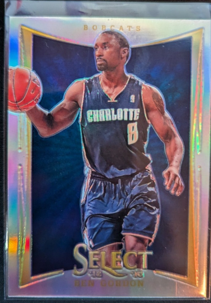 Ben Gordon 2012-13 Select #17 Silver Prizm Card Charlotte Bobcats