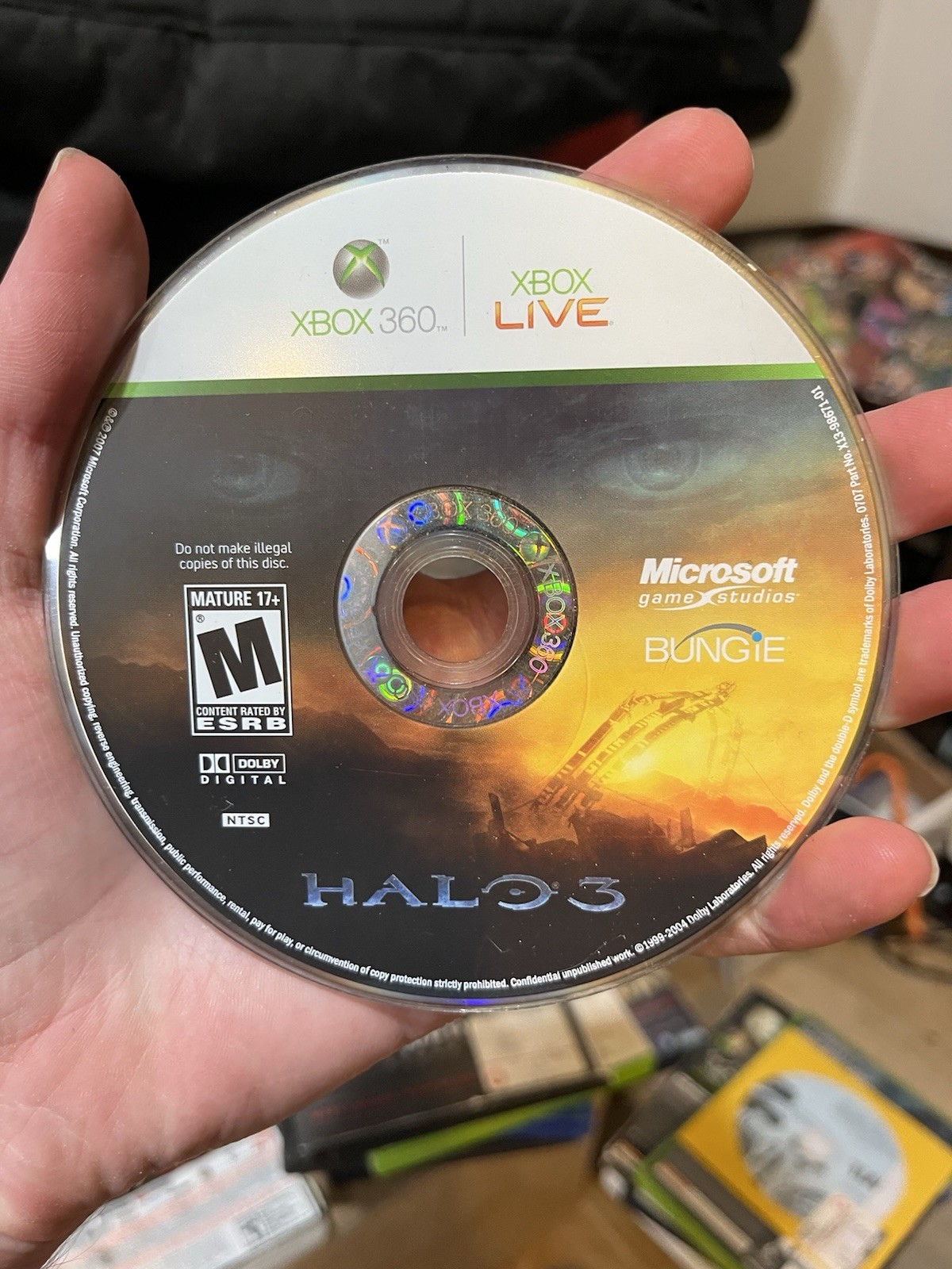 Halo 3 (Xbox 360, 2007) DISC ONLY UNTESTED