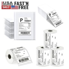 Roll 4"x6" Direct Thermal Shipping Labels For Zebra Eltron and Rollo