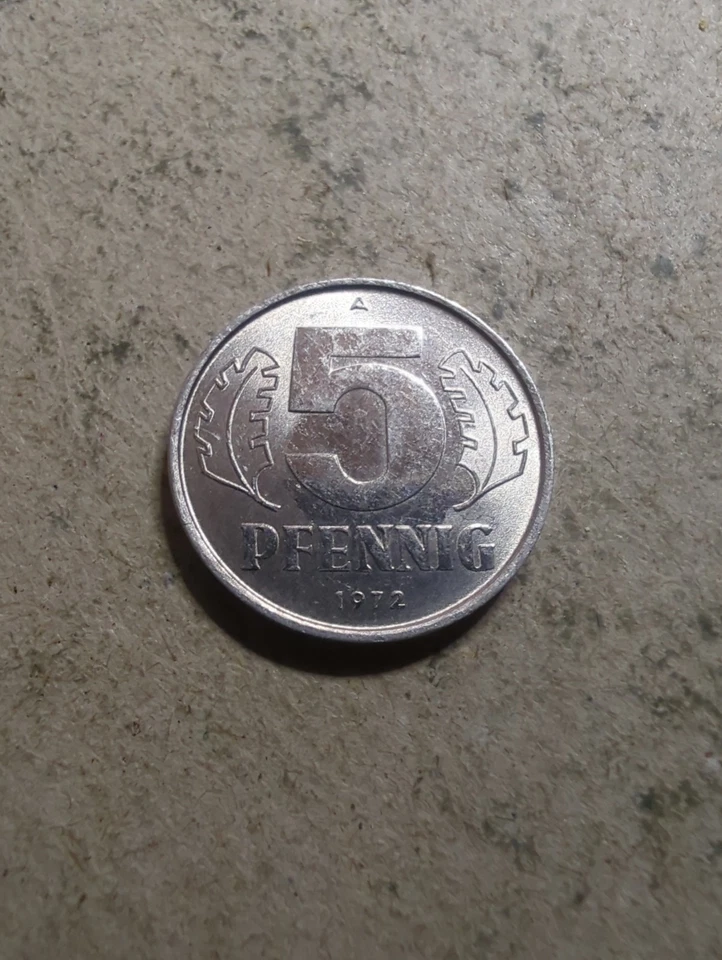 DDR 5 Pfennig 1972 A #-739 - Bild 1 von 2