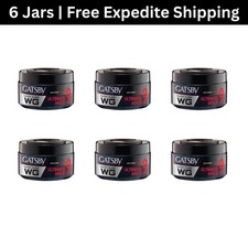 6x Gatsby Water Gloss Jar Wet Look Ultimate Hold Hair Styling Gel Japan 150g