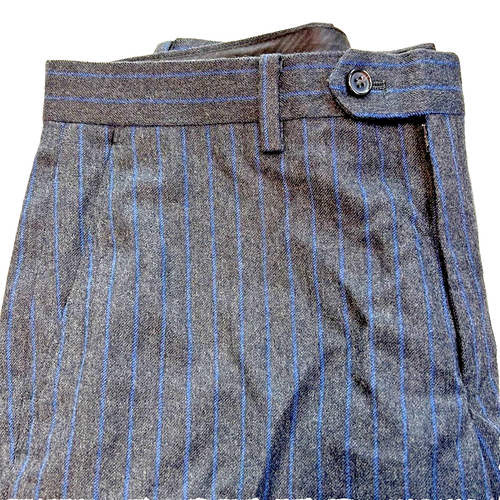 Lauren Ralph Lauren Charcoal Gray Slacks w/ Blue Pinstripe Accents, P 34W x 30L! - Picture 3 of 7