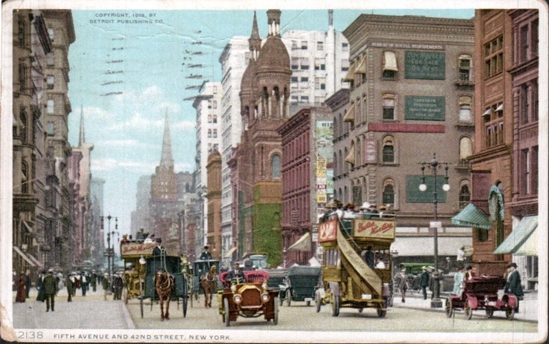 Fifth Avenue and 42nd Street, New York