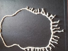 long branch white coral necklace 25 in.