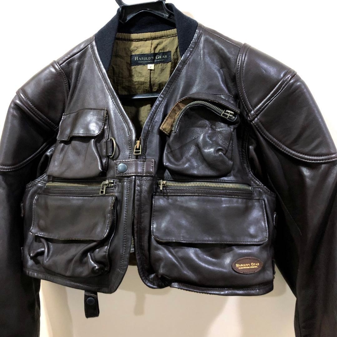 HAROLD'S GEAR Harold's Gear Berry Short Leather Jacket