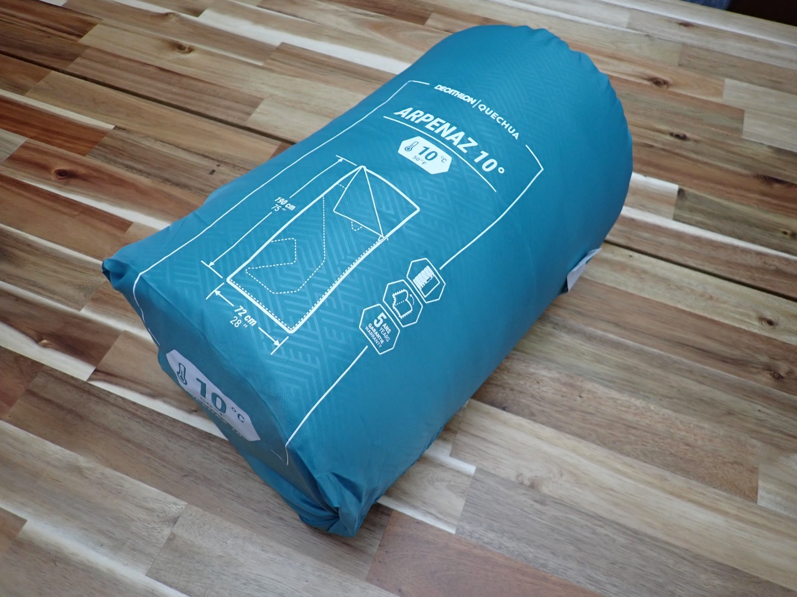 SACO DE DORMIR INDIVIDUAL DECATHALON ARPENAZ 10 GRADOS 2 ESTACIONES (O401)