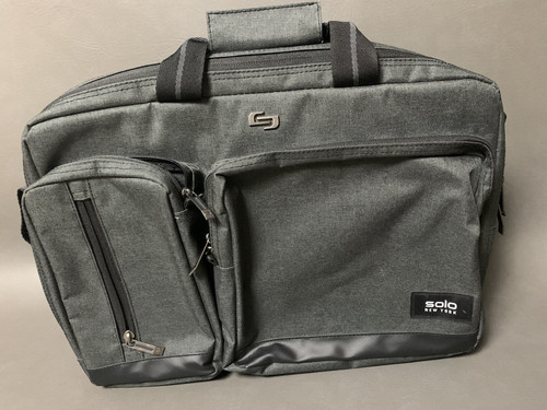 Solo New York 15,6" Laptop Tablet Tragetasche Slim Tasche Reiserucksack Grau - Bild 2 von 13