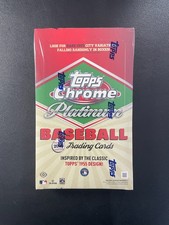 2025 Topps Chrome Platnium Baseball Hobby Box Sealed #1 BJST