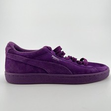 Puma Suede Classic Girls Size 7Y Purple Athletic Lifestyle Shoes Sneakers