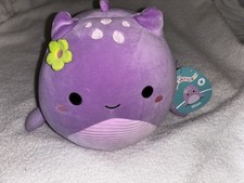 Squishmallows Shon the Purple Loch Ness monster Plushie Washable Adorable