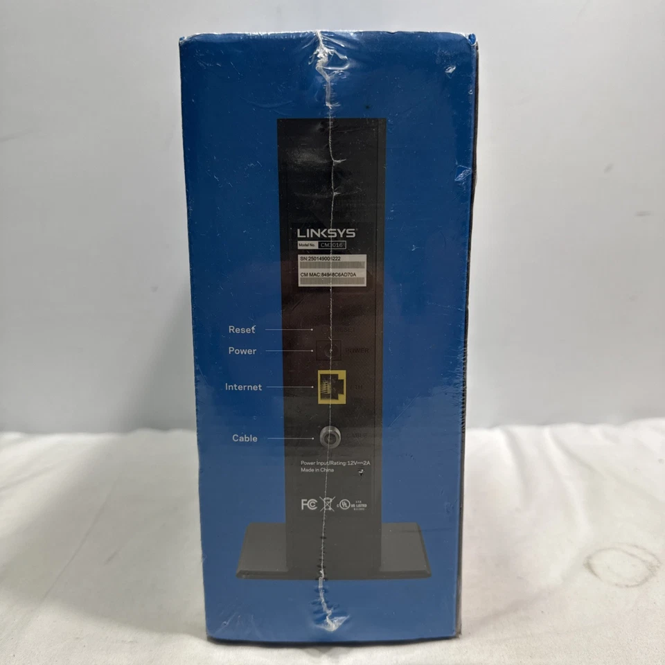 LINKSYS 16 x 4 Cable Modem, 16 x 4 Bonded Channels, DOCSIS 3.0, CM3016 ~ SEALED - Image 4 of 4