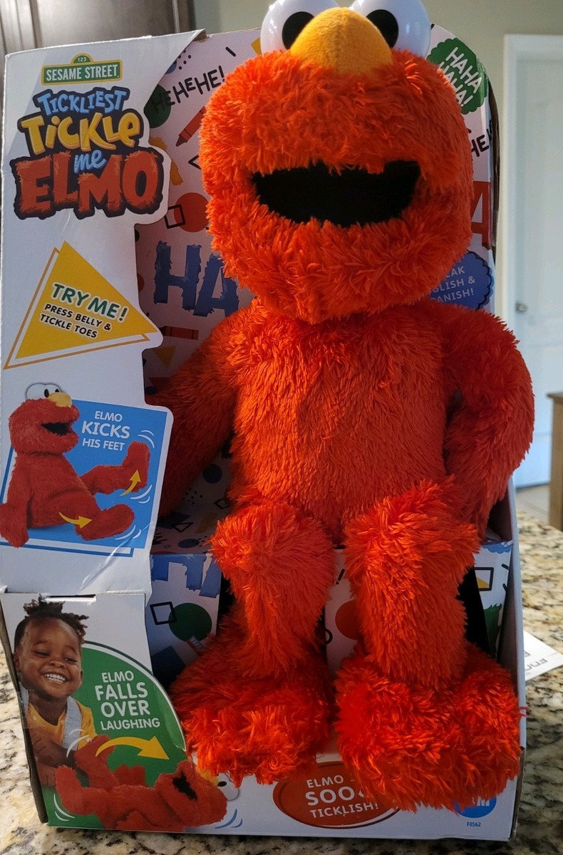 2021 Sesame Street Tickliest Tickle Me Elmo NIB Works Perfectly!