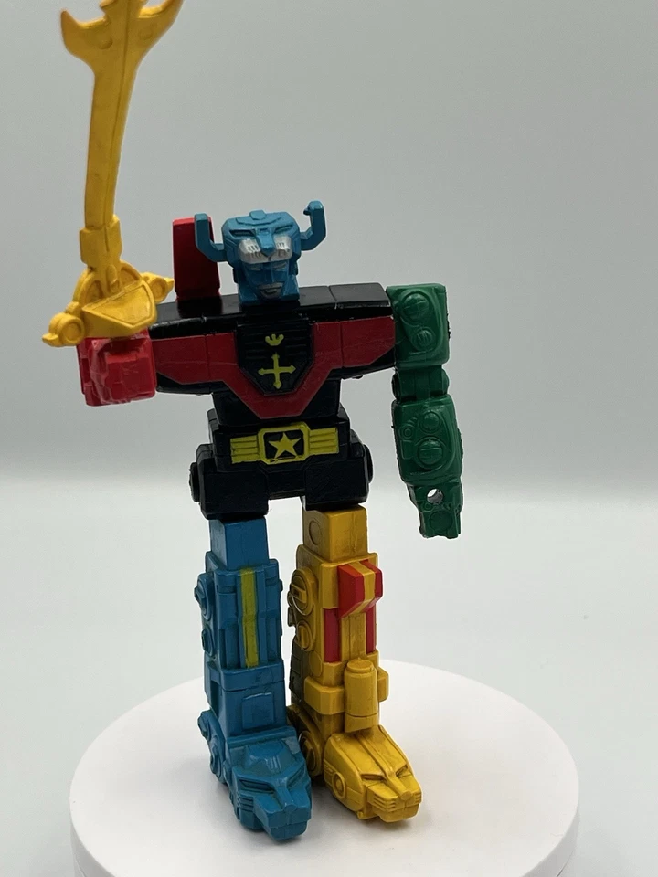 "Figura de goma VOLTRON LION FORCE de colección LJN Toys años 80 5"" con espada ver de colección" Foto 4 de 4
