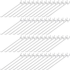 100 PCS 10 Inch Stainless Steel Pegboard Hooks For 1/8 And 1/4 Inch Garage
