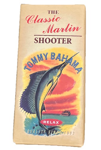 Bicchieri Relax Shot TOMMY BAHAMA 2006 ~ Pesca Marlin ~ Set di 4 - Foto 4 di 8