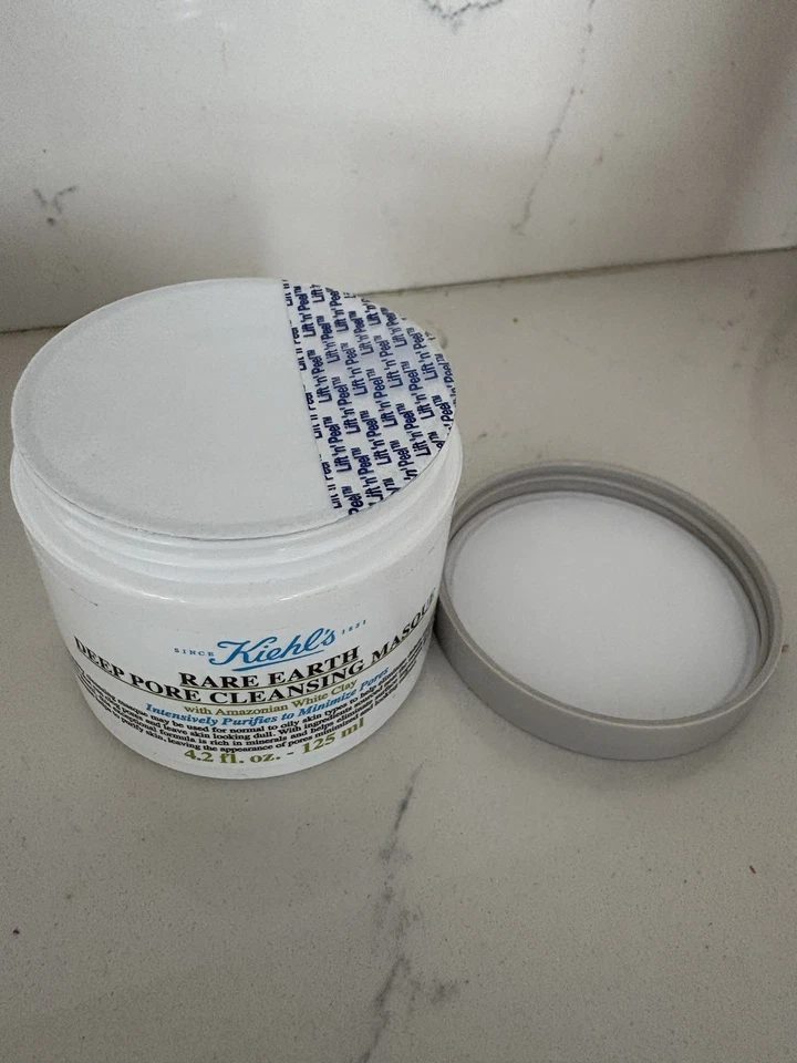 Kiehls Rare Earth Deep Pore Cleansing Masque 4.2 fl oz / 125 mL NEW LARGE SIZE - Image 2 of 2