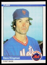 1984 Fleer #590 Dave Kingman - VG