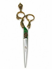 6" Vintage style 440C Japan Barber  Salon Shears All Hair types Razor Sharp