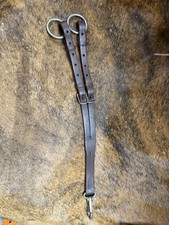 Devoucoux Leather Adjustable Running Martingale Training Fork Attachment - NWOT