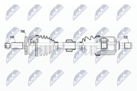Antriebswelle Nty NPW-HY-565 FüR Hyundai Santa FÉ 2 Cm 4X4 Gls